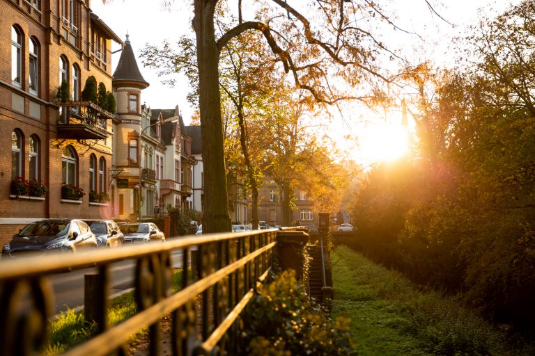 Herbstabend in der Löberstraße