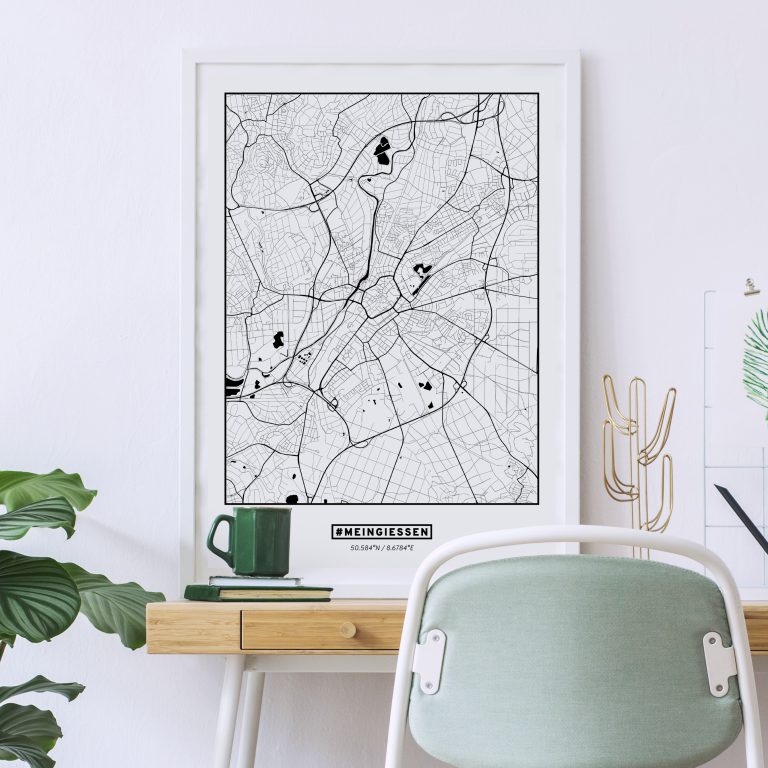 The Map“ Poster Stadtkarte