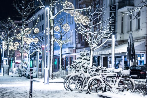 Winternacht in der Plockstraße