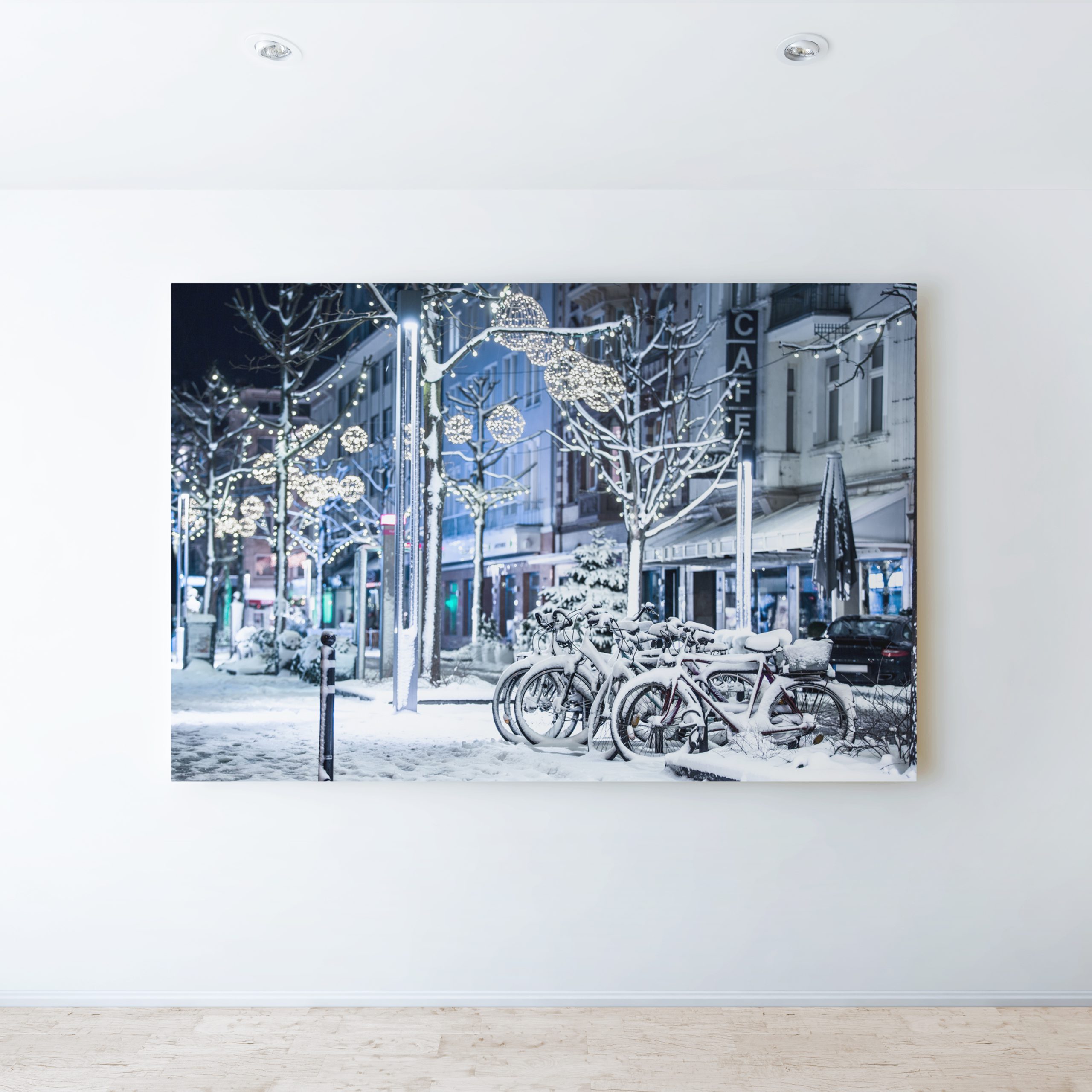Winternacht in der Plockstraße