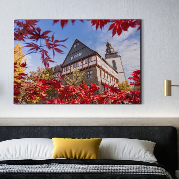 Leib'sches Haus mit Stadtkirchenturm