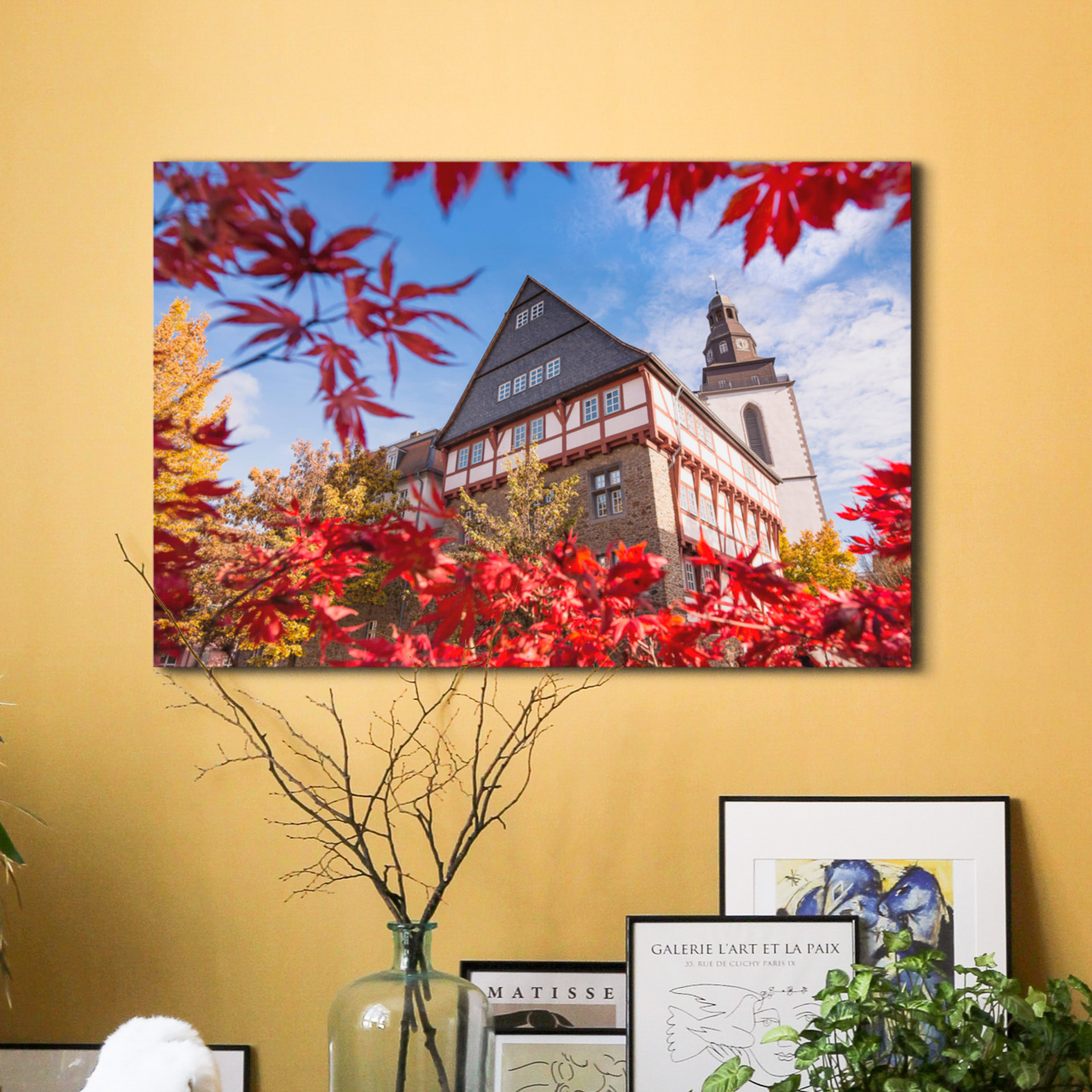Leib'sches Haus mit Stadtkirchenturm