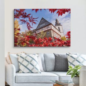 Leib'sches Haus mit Stadtkirchenturm