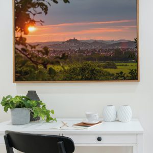 Blick von Rödgen in Richtung Wieseck und Krofdorf