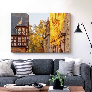 Goldener Oktober am Neuen Schloss und dem Zeughaus