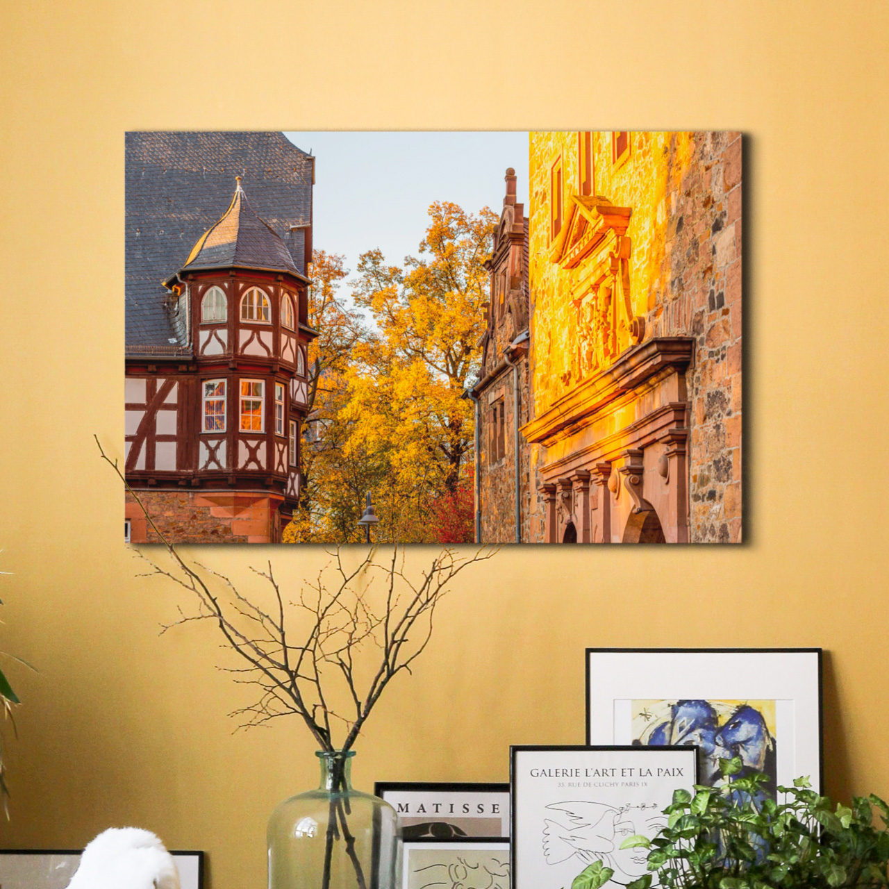 Goldener Oktober am Neuen Schloss und dem Zeughaus