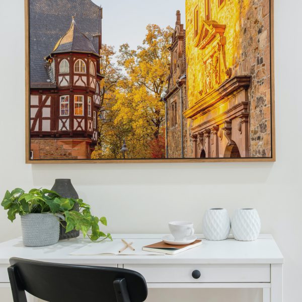 Goldener Oktober am Neuen Schloss und dem Zeughaus