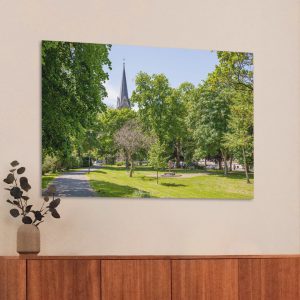 Herrliches Grün im Theaterpark Gießen