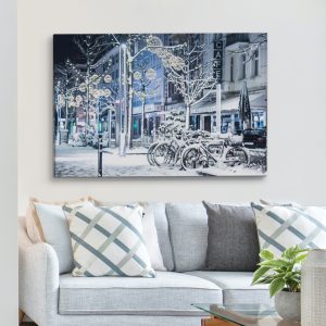 Winternacht in der Plockstraße