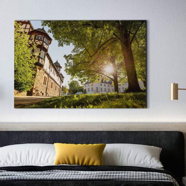 Herrliche Abendsonne am Neuen Schloss