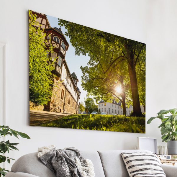 Herrliche Abendsonne am Neuen Schloss