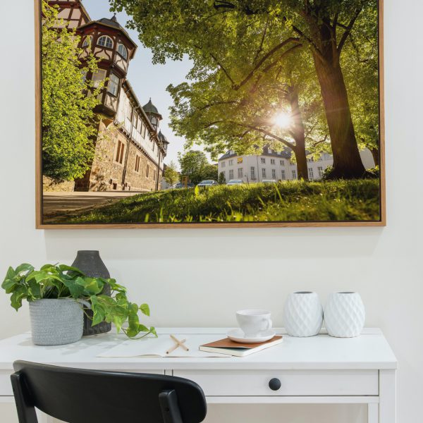Herrliche Abendsonne am Neuen Schloss