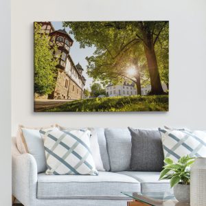 Herrliche Abendsonne am Neuen Schloss