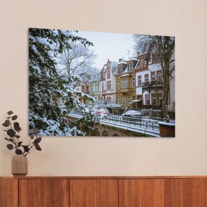 Der erste Schnee in der Löberstraße