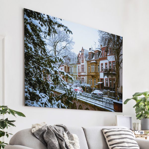 Der erste Schnee in der Löberstraße