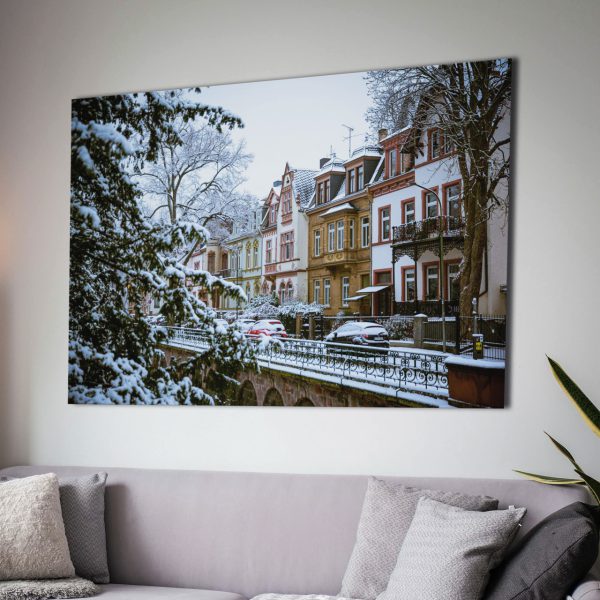 Der erste Schnee in der Löberstraße
