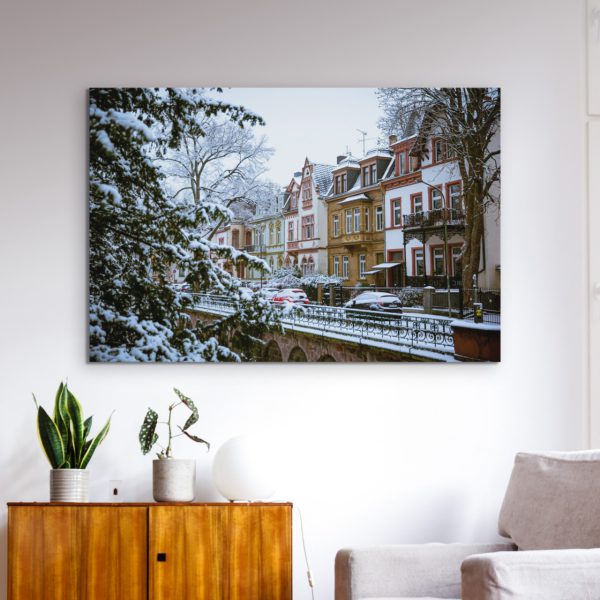 Der erste Schnee in der Löberstraße