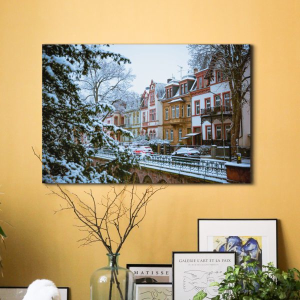 Der erste Schnee in der Löberstraße