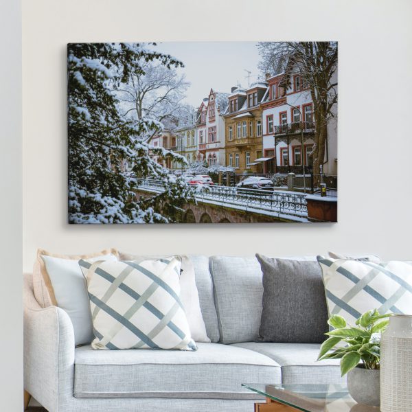 Der erste Schnee in der Löberstraße