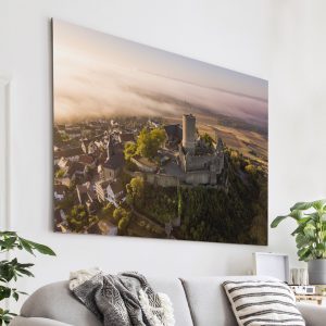 Nebelfelder rund um die Burg Gleiberg