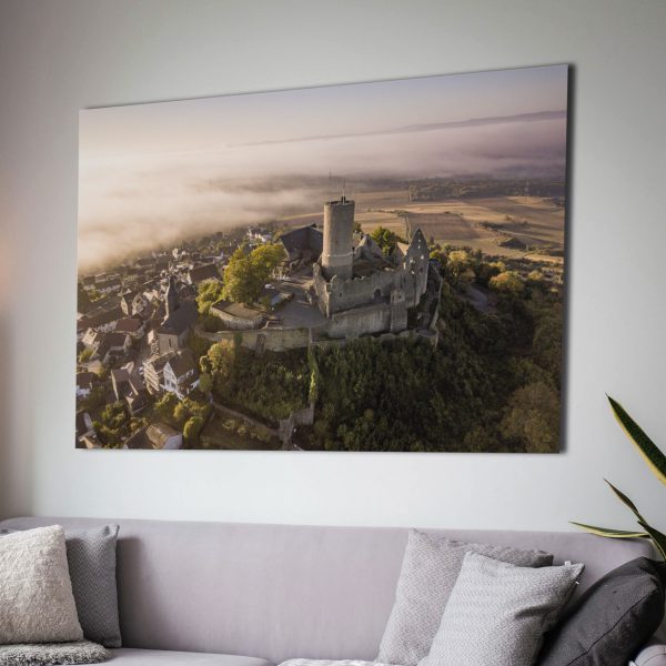 Nebelfelder rund um die Burg Gleiberg
