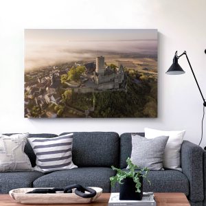 Nebelfelder rund um die Burg Gleiberg