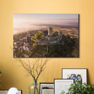 Nebelfelder rund um die Burg Gleiberg