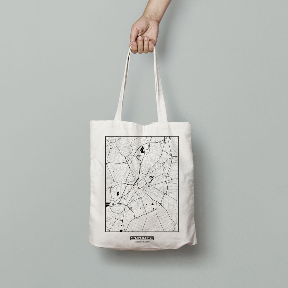 „The Map“ Tasche (Bio-Baumwolle & Fair Trade)